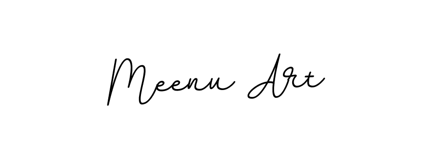 Make a beautiful signature design for name Meenu Art. With this signature (BallpointsItalic-DORy9) style, you can create a handwritten signature for free. Meenu Art signature style 11 images and pictures png