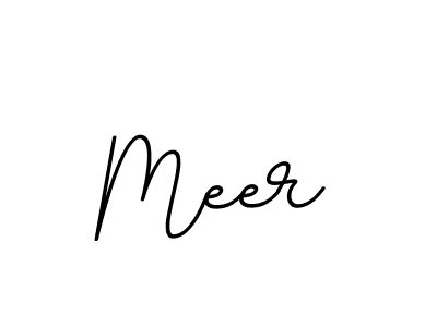 Meer stylish signature style. Best Handwritten Sign (BallpointsItalic-DORy9) for my name. Handwritten Signature Collection Ideas for my name Meer. Meer signature style 11 images and pictures png