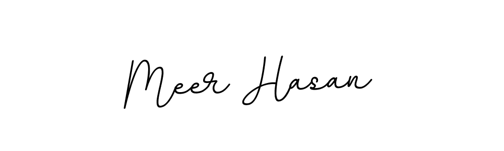 How to make Meer Hasan name signature. Use BallpointsItalic-DORy9 style for creating short signs online. This is the latest handwritten sign. Meer Hasan signature style 11 images and pictures png