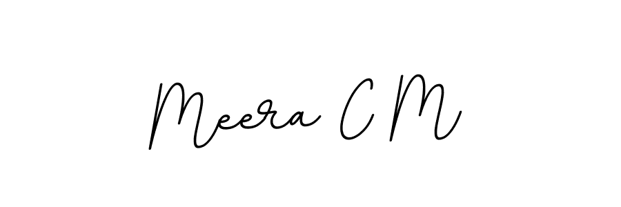 Also we have Meera C M name is the best signature style. Create professional handwritten signature collection using BallpointsItalic-DORy9 autograph style. Meera C M signature style 11 images and pictures png