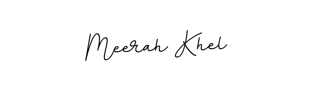 Design your own signature with our free online signature maker. With this signature software, you can create a handwritten (BallpointsItalic-DORy9) signature for name Meerah Khel. Meerah Khel signature style 11 images and pictures png