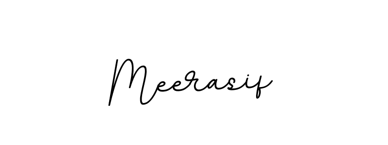 How to make Meerasif name signature. Use BallpointsItalic-DORy9 style for creating short signs online. This is the latest handwritten sign. Meerasif signature style 11 images and pictures png