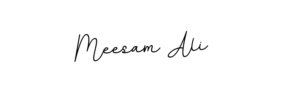 Design your own signature with our free online signature maker. With this signature software, you can create a handwritten (BallpointsItalic-DORy9) signature for name Meesam Ali. Meesam Ali signature style 11 images and pictures png