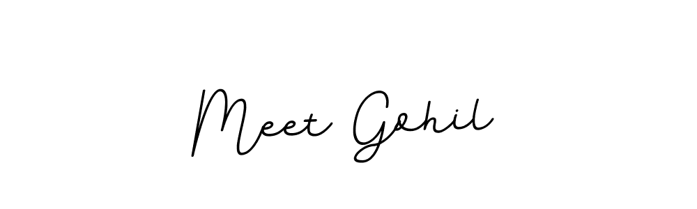 It looks lik you need a new signature style for name Meet Gohil. Design unique handwritten (BallpointsItalic-DORy9) signature with our free signature maker in just a few clicks. Meet Gohil signature style 11 images and pictures png