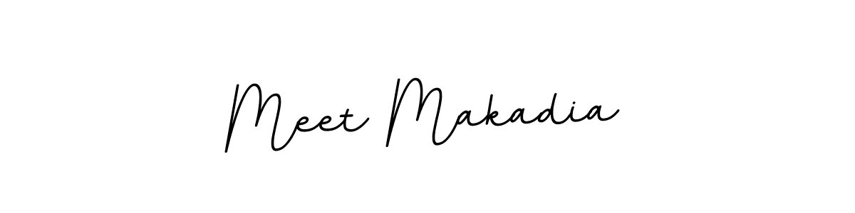 Make a beautiful signature design for name Meet Makadia. With this signature (BallpointsItalic-DORy9) style, you can create a handwritten signature for free. Meet Makadia signature style 11 images and pictures png