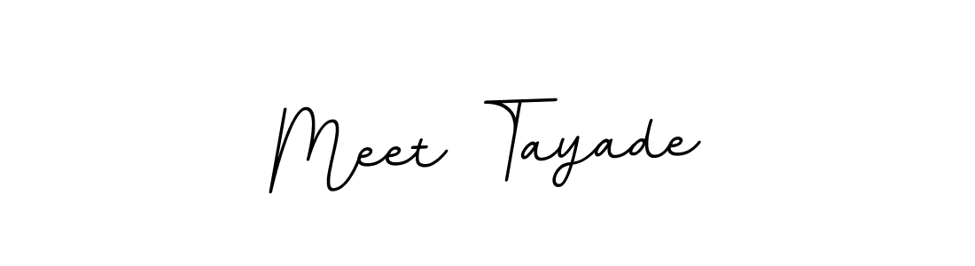 Make a beautiful signature design for name Meet Tayade. With this signature (BallpointsItalic-DORy9) style, you can create a handwritten signature for free. Meet Tayade signature style 11 images and pictures png