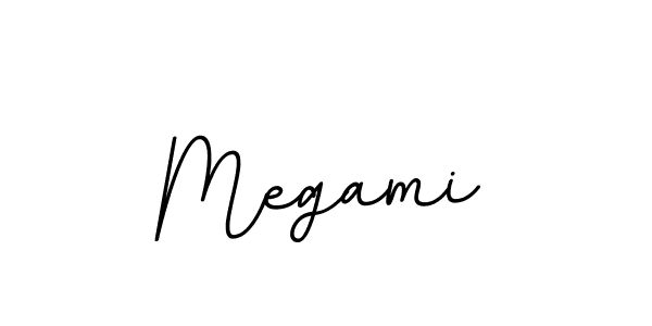 Create a beautiful signature design for name Megami. With this signature (BallpointsItalic-DORy9) fonts, you can make a handwritten signature for free. Megami signature style 11 images and pictures png