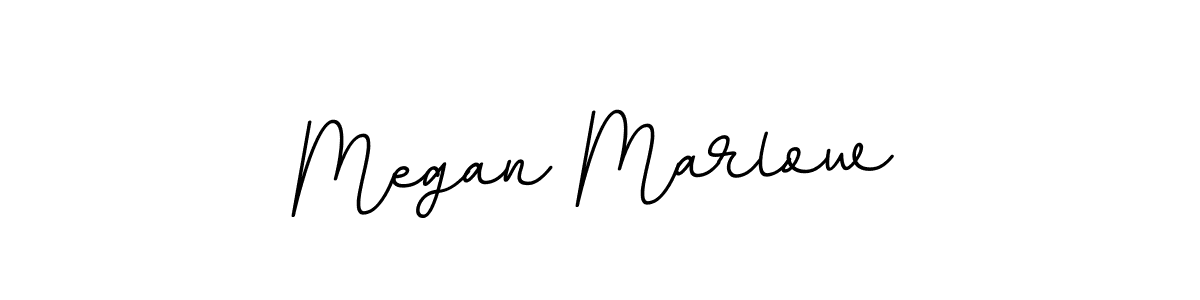 Make a beautiful signature design for name Megan Marlow. With this signature (BallpointsItalic-DORy9) style, you can create a handwritten signature for free. Megan Marlow signature style 11 images and pictures png