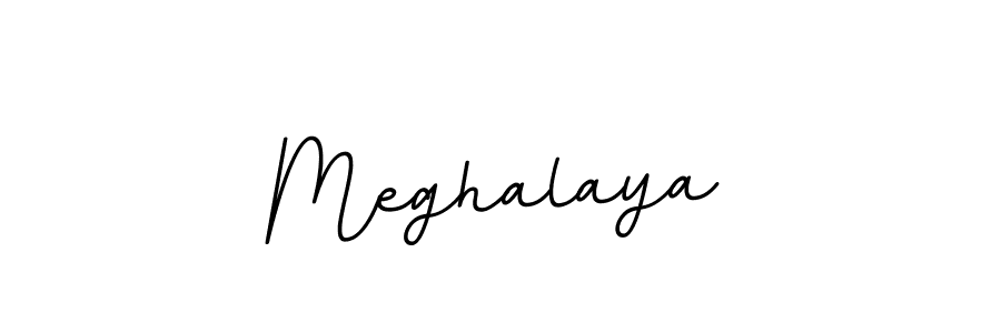 Make a beautiful signature design for name Meghalaya. With this signature (BallpointsItalic-DORy9) style, you can create a handwritten signature for free. Meghalaya signature style 11 images and pictures png