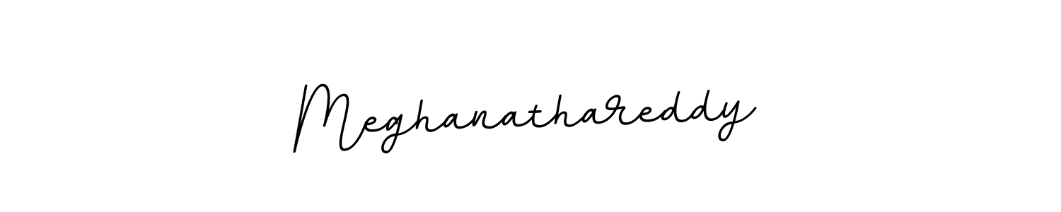 Make a beautiful signature design for name Meghanathareddy. With this signature (BallpointsItalic-DORy9) style, you can create a handwritten signature for free. Meghanathareddy signature style 11 images and pictures png