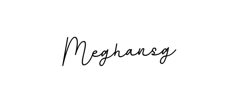 The best way (BallpointsItalic-DORy9) to make a short signature is to pick only two or three words in your name. The name Meghansg include a total of six letters. For converting this name. Meghansg signature style 11 images and pictures png