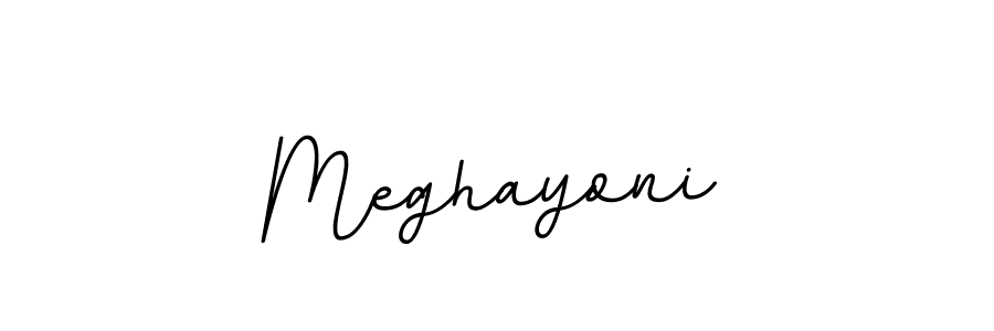 Create a beautiful signature design for name Meghayoni. With this signature (BallpointsItalic-DORy9) fonts, you can make a handwritten signature for free. Meghayoni signature style 11 images and pictures png