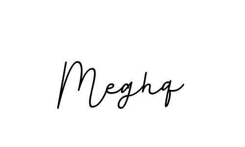 The best way (BallpointsItalic-DORy9) to make a short signature is to pick only two or three words in your name. The name Meghq include a total of six letters. For converting this name. Meghq signature style 11 images and pictures png
