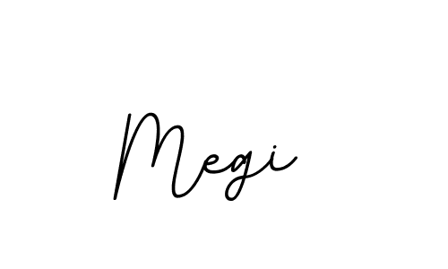 You should practise on your own different ways (BallpointsItalic-DORy9) to write your name (Megi ) in signature. don't let someone else do it for you. Megi  signature style 11 images and pictures png