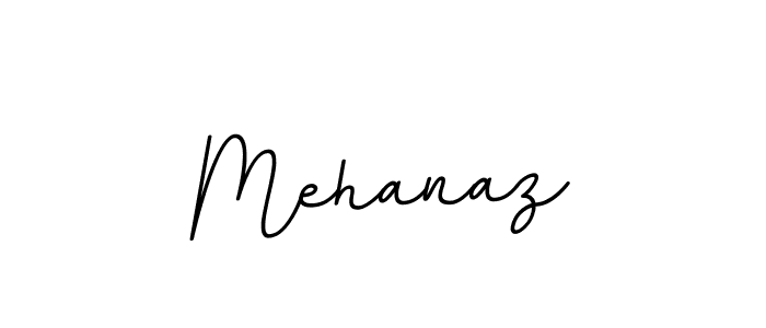 Make a beautiful signature design for name Mehanaz. With this signature (BallpointsItalic-DORy9) style, you can create a handwritten signature for free. Mehanaz signature style 11 images and pictures png