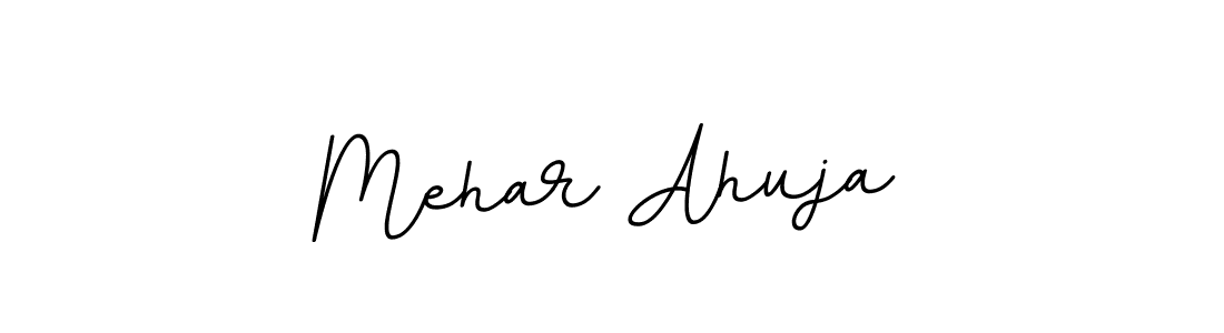 The best way (BallpointsItalic-DORy9) to make a short signature is to pick only two or three words in your name. The name Mehar Ahuja include a total of six letters. For converting this name. Mehar Ahuja signature style 11 images and pictures png