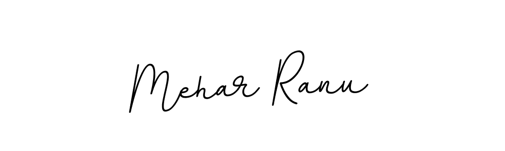 Use a signature maker to create a handwritten signature online. With this signature software, you can design (BallpointsItalic-DORy9) your own signature for name Mehar Ranu. Mehar Ranu signature style 11 images and pictures png