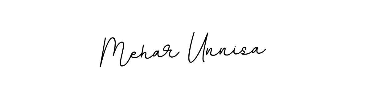 Create a beautiful signature design for name Mehar Unnisa. With this signature (BallpointsItalic-DORy9) fonts, you can make a handwritten signature for free. Mehar Unnisa signature style 11 images and pictures png