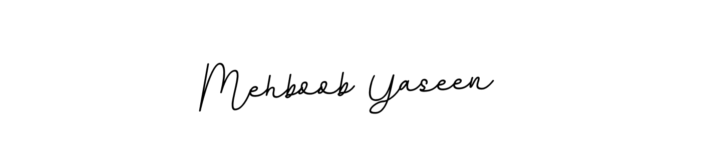 Make a beautiful signature design for name Mehboob Yaseen. Use this online signature maker to create a handwritten signature for free. Mehboob Yaseen signature style 11 images and pictures png