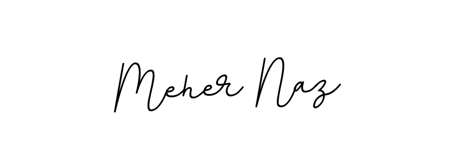 Meher Naz stylish signature style. Best Handwritten Sign (BallpointsItalic-DORy9) for my name. Handwritten Signature Collection Ideas for my name Meher Naz. Meher Naz signature style 11 images and pictures png