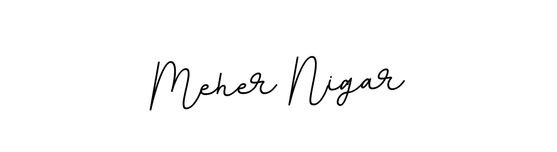 if you are searching for the best signature style for your name Meher Nigar. so please give up your signature search. here we have designed multiple signature styles  using BallpointsItalic-DORy9. Meher Nigar signature style 11 images and pictures png