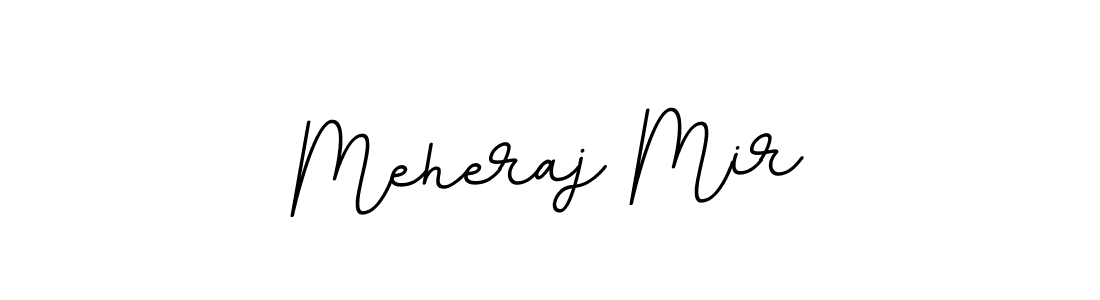 How to make Meheraj Mir name signature. Use BallpointsItalic-DORy9 style for creating short signs online. This is the latest handwritten sign. Meheraj Mir signature style 11 images and pictures png