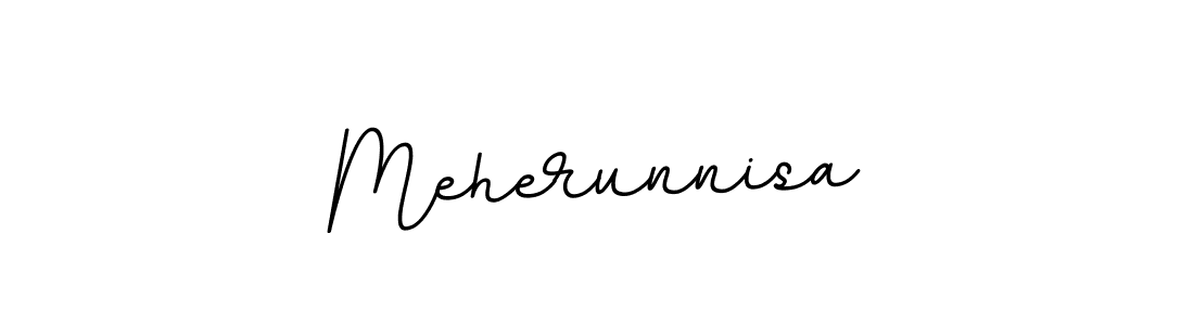 Create a beautiful signature design for name Meherunnisa. With this signature (BallpointsItalic-DORy9) fonts, you can make a handwritten signature for free. Meherunnisa signature style 11 images and pictures png