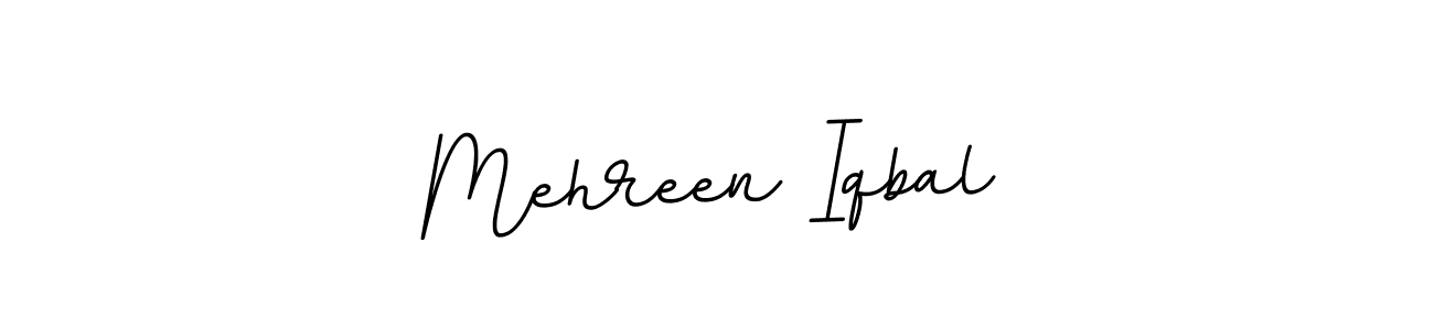 Design your own signature with our free online signature maker. With this signature software, you can create a handwritten (BallpointsItalic-DORy9) signature for name Mehreen Iqbal. Mehreen Iqbal signature style 11 images and pictures png