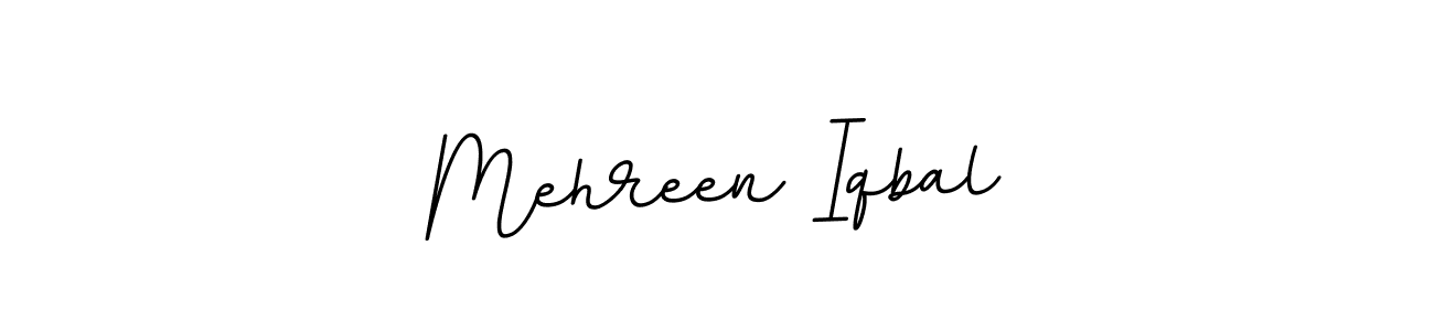 Design your own signature with our free online signature maker. With this signature software, you can create a handwritten (BallpointsItalic-DORy9) signature for name Mehreen Iqbal. Mehreen Iqbal signature style 11 images and pictures png