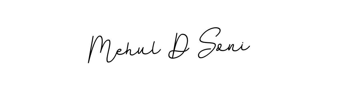 Mehul D Soni stylish signature style. Best Handwritten Sign (BallpointsItalic-DORy9) for my name. Handwritten Signature Collection Ideas for my name Mehul D Soni. Mehul D Soni signature style 11 images and pictures png