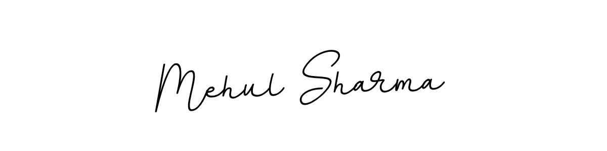 Use a signature maker to create a handwritten signature online. With this signature software, you can design (BallpointsItalic-DORy9) your own signature for name Mehul Sharma. Mehul Sharma signature style 11 images and pictures png