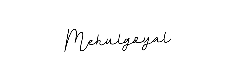 Make a beautiful signature design for name Mehulgoyal. With this signature (BallpointsItalic-DORy9) style, you can create a handwritten signature for free. Mehulgoyal signature style 11 images and pictures png