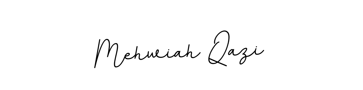 The best way (BallpointsItalic-DORy9) to make a short signature is to pick only two or three words in your name. The name Mehwiah Qazi include a total of six letters. For converting this name. Mehwiah Qazi signature style 11 images and pictures png