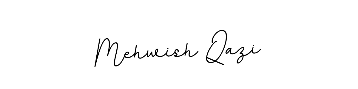 How to make Mehwish Qazi name signature. Use BallpointsItalic-DORy9 style for creating short signs online. This is the latest handwritten sign. Mehwish Qazi signature style 11 images and pictures png