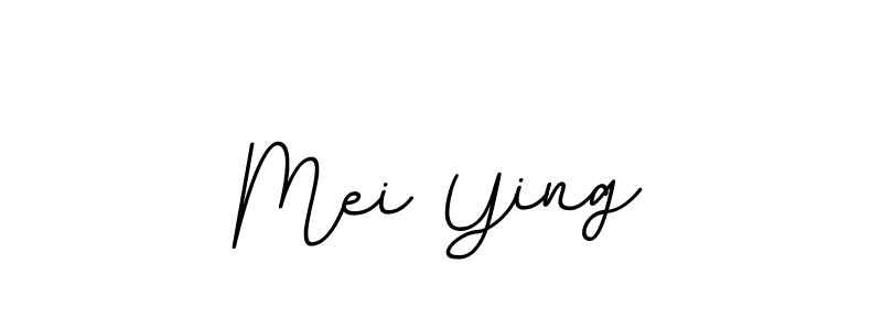 Design your own signature with our free online signature maker. With this signature software, you can create a handwritten (BallpointsItalic-DORy9) signature for name Mei Ying. Mei Ying signature style 11 images and pictures png