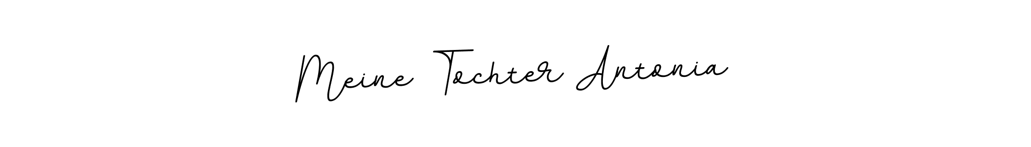 Create a beautiful signature design for name Meine Tochter Antonia. With this signature (BallpointsItalic-DORy9) fonts, you can make a handwritten signature for free. Meine Tochter Antonia signature style 11 images and pictures png