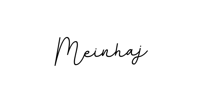 Make a beautiful signature design for name Meinhaj. With this signature (BallpointsItalic-DORy9) style, you can create a handwritten signature for free. Meinhaj signature style 11 images and pictures png