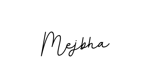Design your own signature with our free online signature maker. With this signature software, you can create a handwritten (BallpointsItalic-DORy9) signature for name Mejbha. Mejbha signature style 11 images and pictures png
