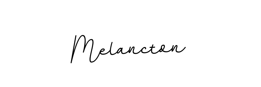 How to make Melancton signature? BallpointsItalic-DORy9 is a professional autograph style. Create handwritten signature for Melancton name. Melancton signature style 11 images and pictures png
