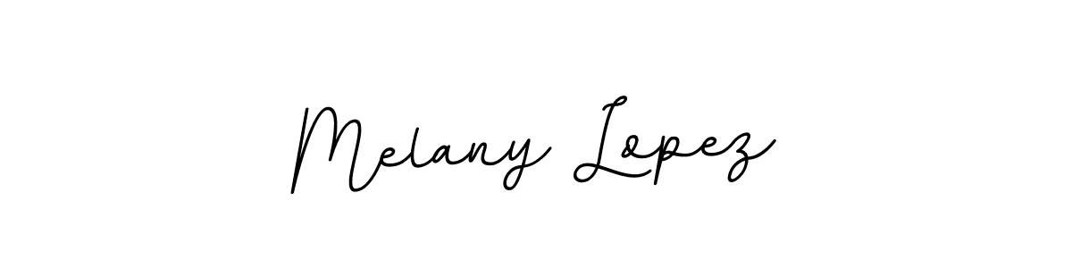 Melany Lopez stylish signature style. Best Handwritten Sign (BallpointsItalic-DORy9) for my name. Handwritten Signature Collection Ideas for my name Melany Lopez. Melany Lopez signature style 11 images and pictures png