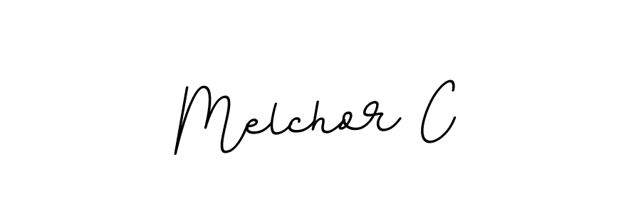 Also we have Melchor C name is the best signature style. Create professional handwritten signature collection using BallpointsItalic-DORy9 autograph style. Melchor C signature style 11 images and pictures png