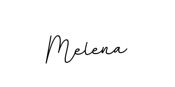 Create a beautiful signature design for name Melena. With this signature (BallpointsItalic-DORy9) fonts, you can make a handwritten signature for free. Melena signature style 11 images and pictures png