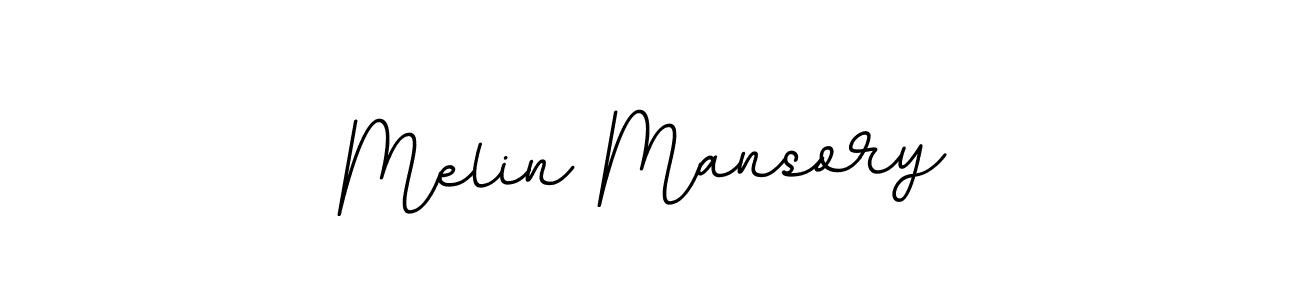 It looks lik you need a new signature style for name Melin Mansory. Design unique handwritten (BallpointsItalic-DORy9) signature with our free signature maker in just a few clicks. Melin Mansory signature style 11 images and pictures png