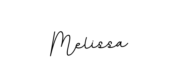 Create a beautiful signature design for name Melissa. With this signature (BallpointsItalic-DORy9) fonts, you can make a handwritten signature for free. Melissa signature style 11 images and pictures png