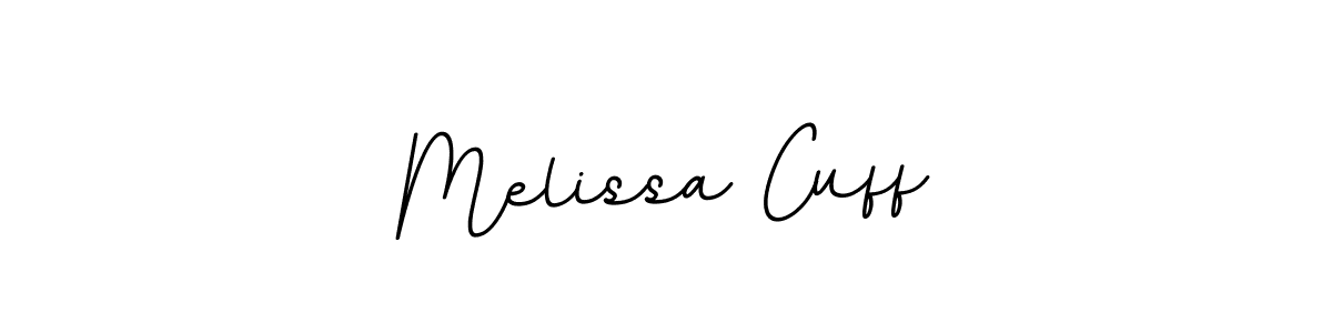 The best way (BallpointsItalic-DORy9) to make a short signature is to pick only two or three words in your name. The name Melissa Cuff include a total of six letters. For converting this name. Melissa Cuff signature style 11 images and pictures png