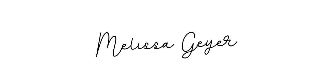How to make Melissa Geyer name signature. Use BallpointsItalic-DORy9 style for creating short signs online. This is the latest handwritten sign. Melissa Geyer signature style 11 images and pictures png