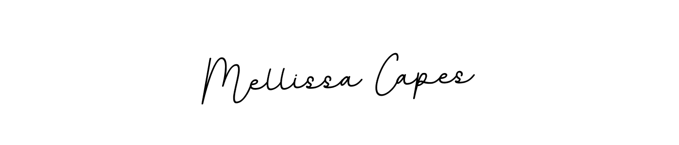 Mellissa Capes stylish signature style. Best Handwritten Sign (BallpointsItalic-DORy9) for my name. Handwritten Signature Collection Ideas for my name Mellissa Capes. Mellissa Capes signature style 11 images and pictures png