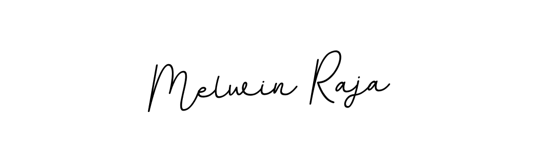 Create a beautiful signature design for name Melwin Raja. With this signature (BallpointsItalic-DORy9) fonts, you can make a handwritten signature for free. Melwin Raja signature style 11 images and pictures png