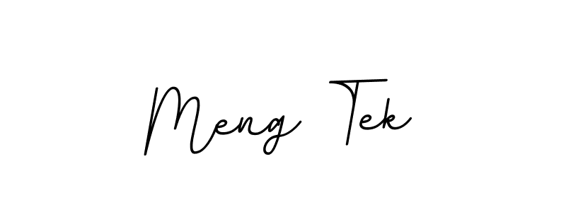 Create a beautiful signature design for name Meng Tek. With this signature (BallpointsItalic-DORy9) fonts, you can make a handwritten signature for free. Meng Tek signature style 11 images and pictures png