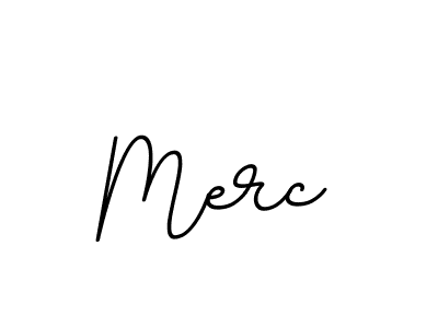 Design your own signature with our free online signature maker. With this signature software, you can create a handwritten (BallpointsItalic-DORy9) signature for name Merc. Merc signature style 11 images and pictures png